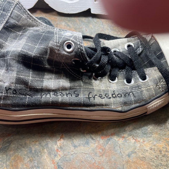 VINTAGE Converse All Star Chuck Taylor shoes unisex Women size 9.5 Men size 7.5 - Picture 6 of 13